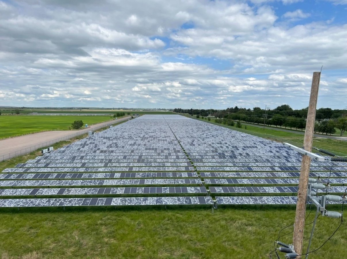 Solar farm in Texas