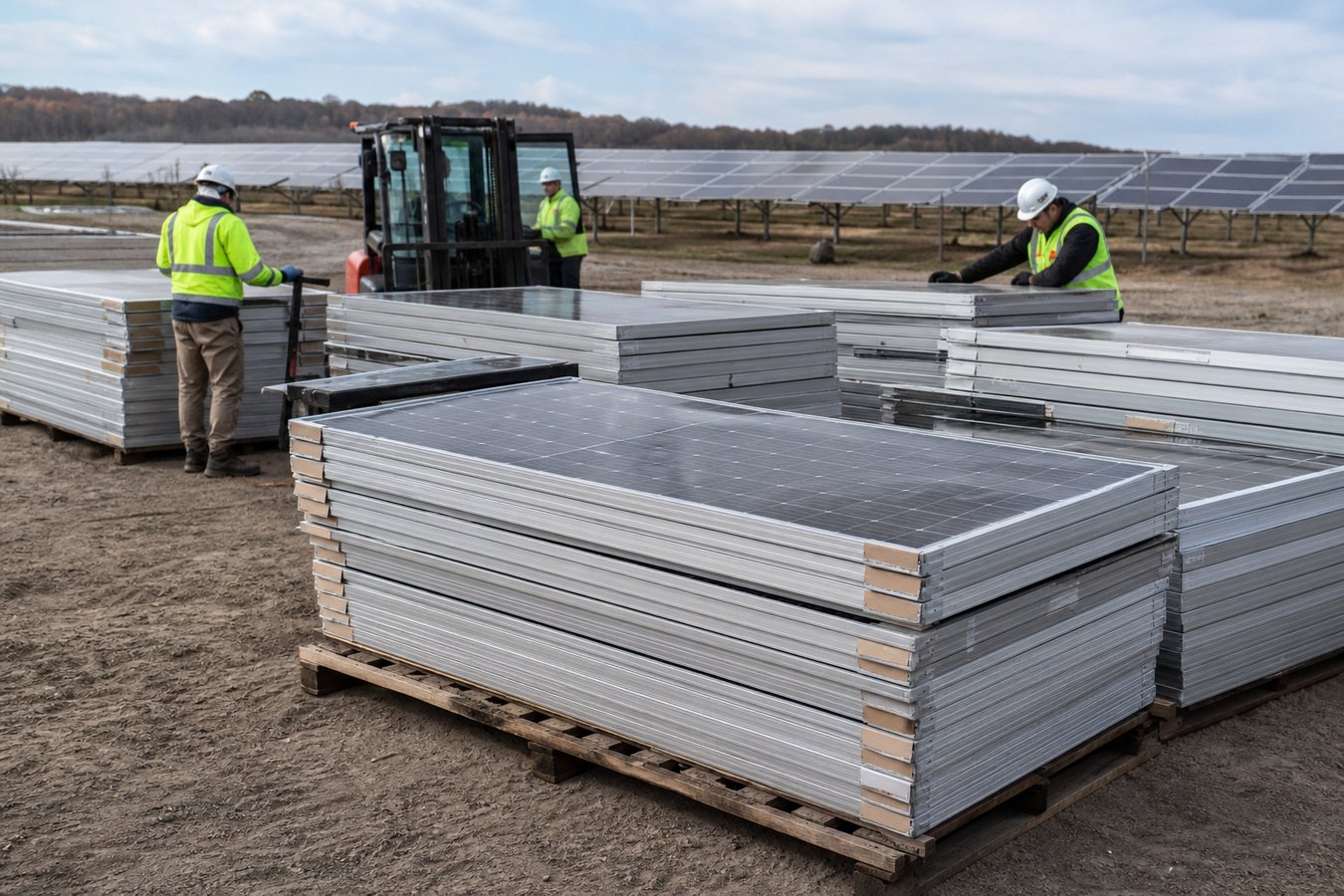 Solar panel decommissioning