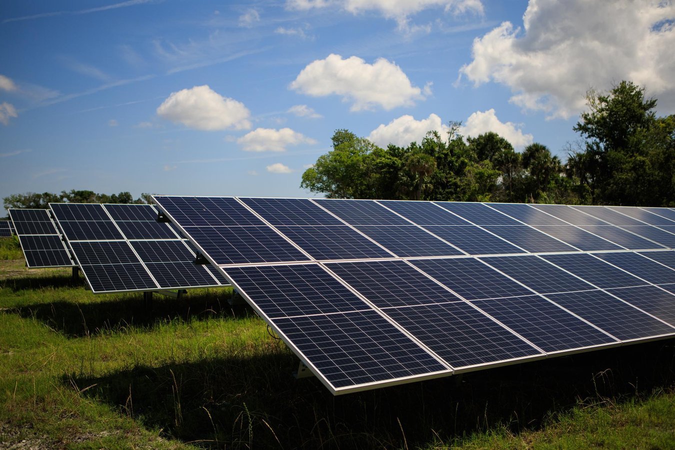 Solar farm in Florida