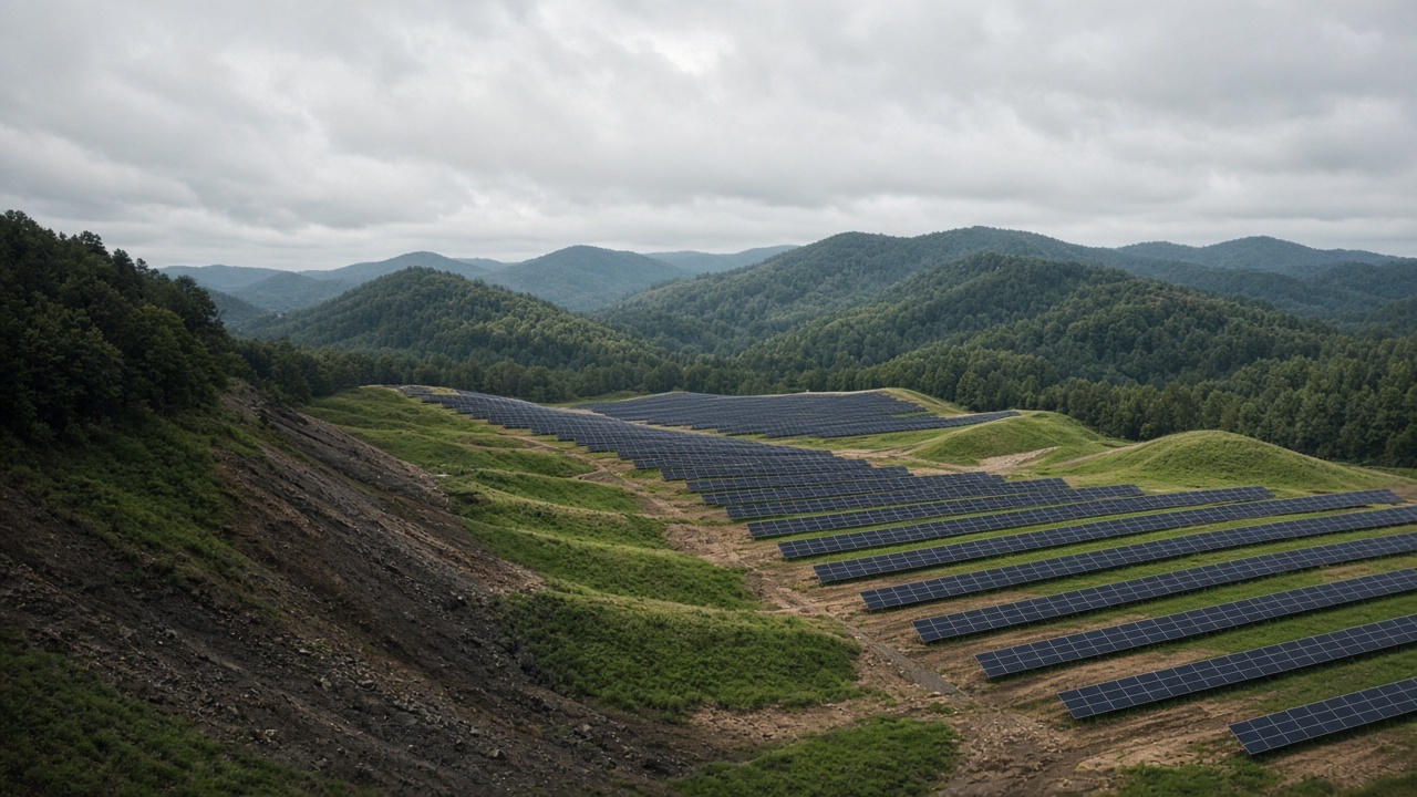 Former coal site repurposed for solar in Kentucky
