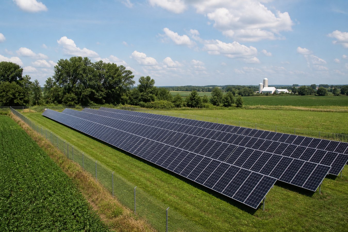 Solar farm in Ohio